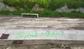 Nova pintada homofóbica no municipio, no peirao de Santa Cruz