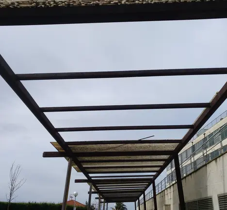 p&eacute;rgola parque jos&eacute; couso de Perillo