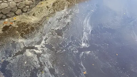 vertidos lagoa de Mera 2 setembro 2019